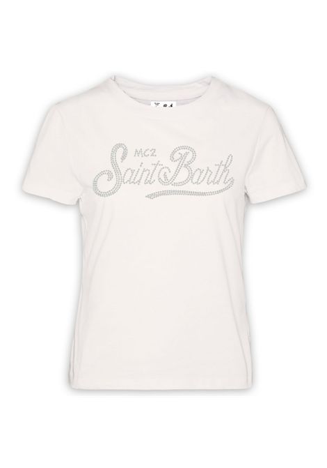 T-shirt con strass SAINT BARTH | EMI0002 EMILIE W01087I SB 10 STRASS